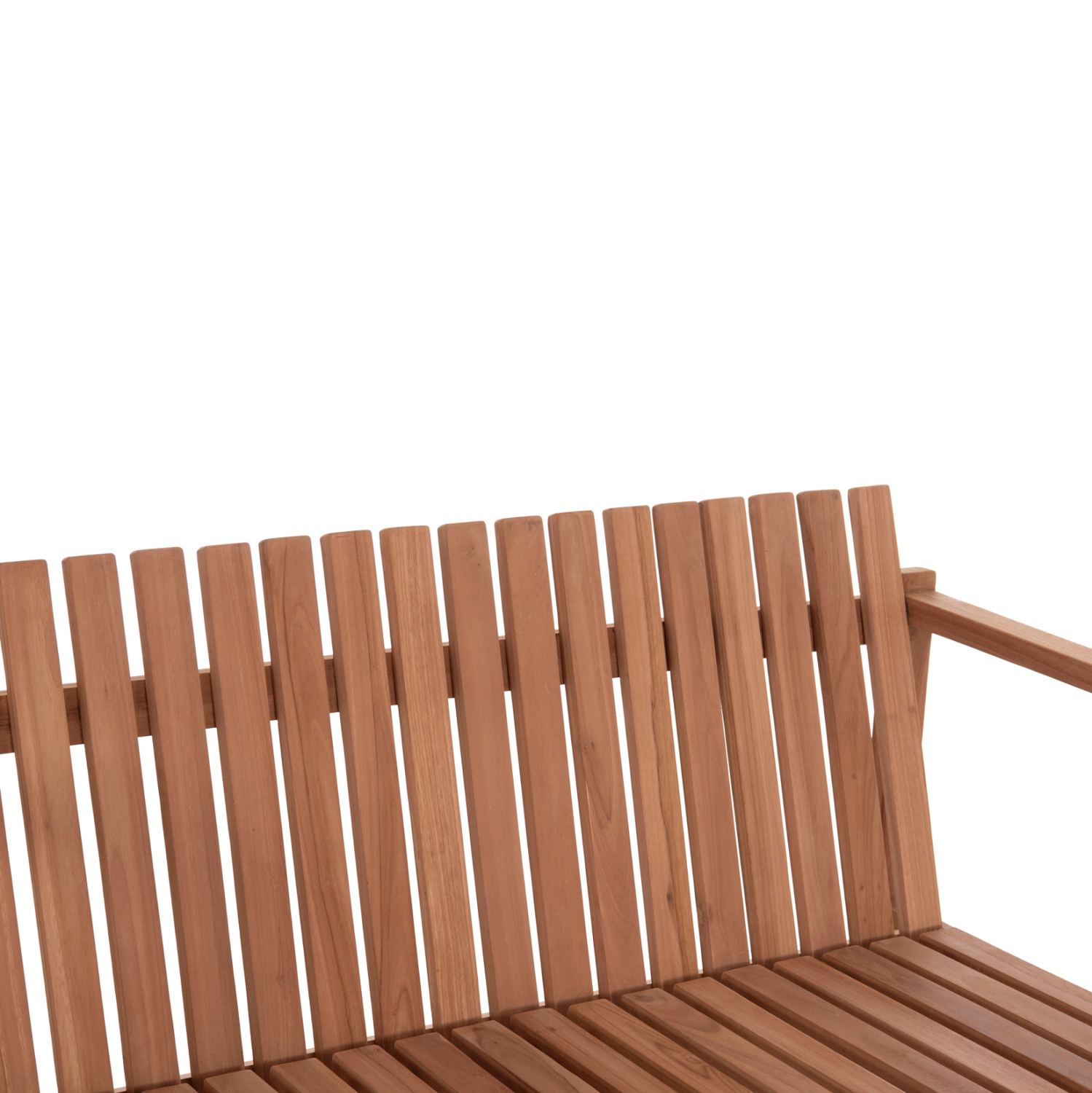 ΠΑΓΚΑΚΙ ΚΗΠΟΥ 2ΘΕΣΙΟ VED HM18124 ΞΥΛΟ TEAK--ΦΥΣΙΚΟ ΧΡΩΜΑ 130x60x86Υεκ. 7