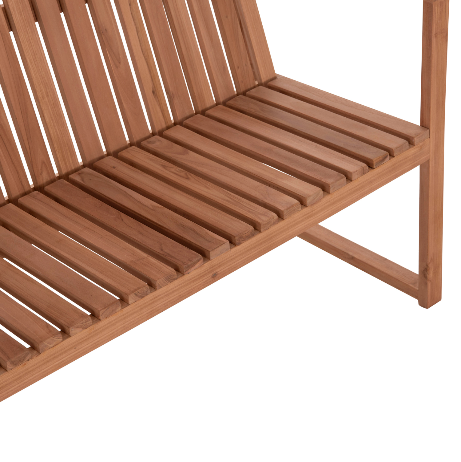 ΠΑΓΚΑΚΙ ΚΗΠΟΥ 2ΘΕΣΙΟ VED HM18124 ΞΥΛΟ TEAK--ΦΥΣΙΚΟ ΧΡΩΜΑ 130x60x86Υεκ. 8