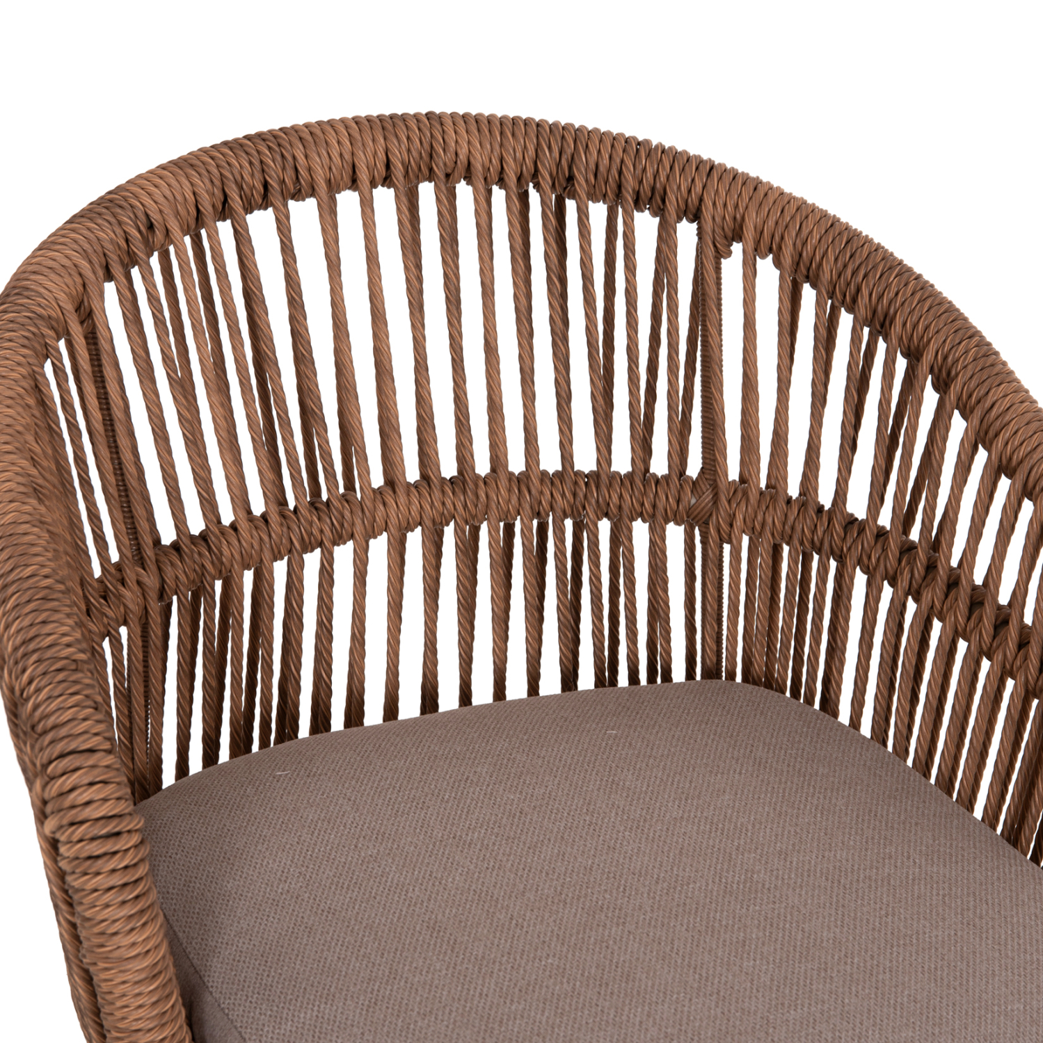 ΠΟΛΥΘΡΟΝΑ ΑΛΟΥΜΙΝΙΟΥ ORIN HM6265.03 ΚΑΠΟΥΤΣΙΝΟ- P.E.RATTAN ΣΕ ΦΥΣΙΚΟ 58x61x75Υεκ. 7