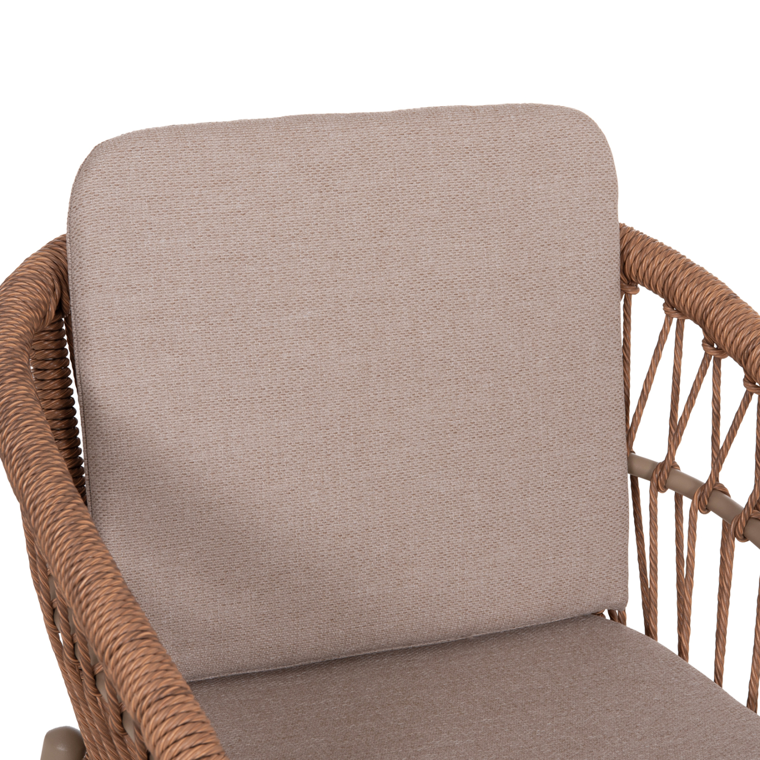 ΠΟΛΥΘΡΟΝΑ ΑΛΟΥΜΙΝΙΟΥ GALDIN HM6272.03 ΚΑΠΟΥΤΣΙΝΟ-P.E.RATTAN-ΜΠΕΖ ΥΦΑΣΜΑ 65x60x76Υεκ 7