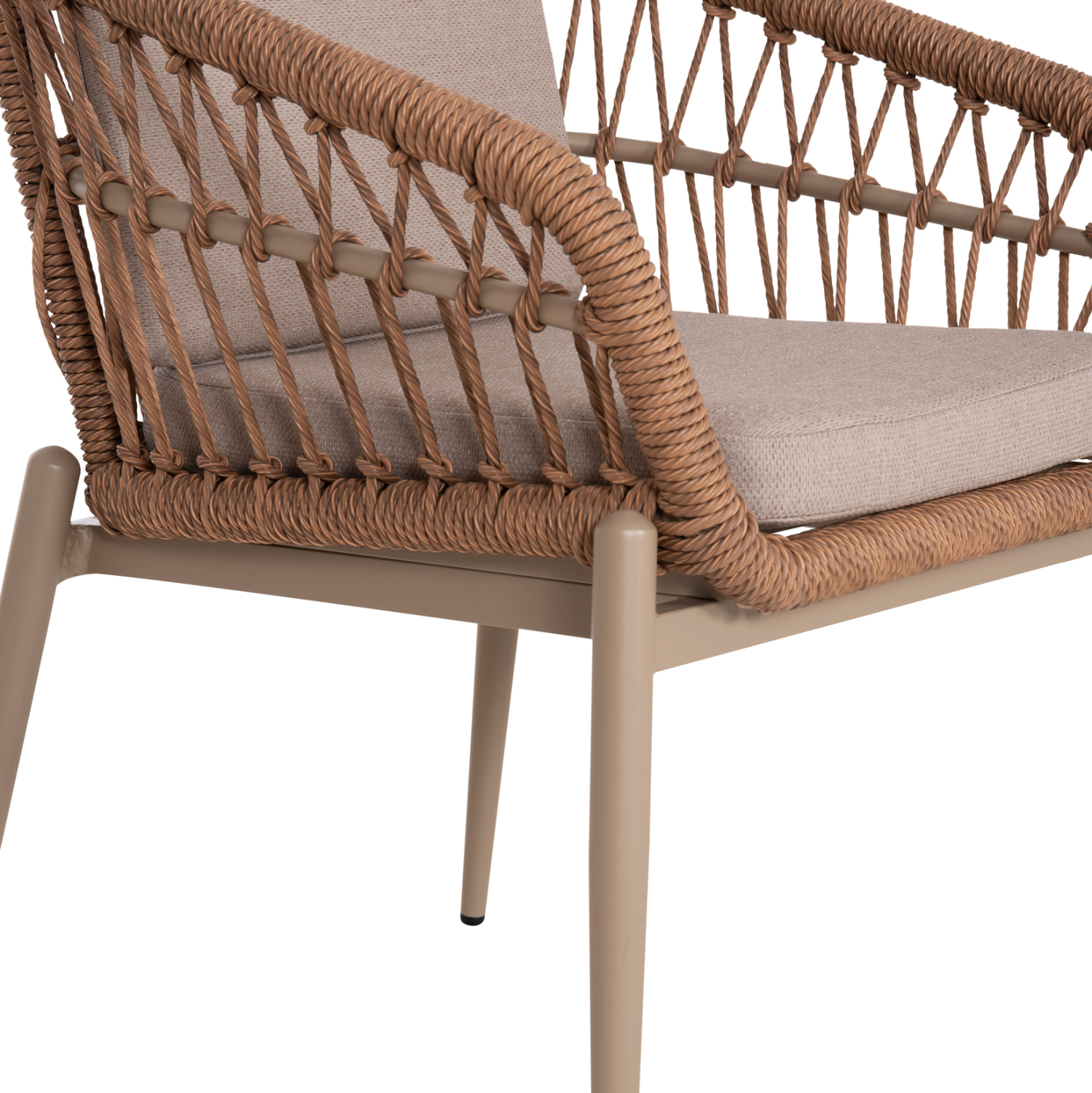 ΠΟΛΥΘΡΟΝΑ ΑΛΟΥΜΙΝΙΟΥ GALDIN HM6272.03 ΚΑΠΟΥΤΣΙΝΟ-P.E.RATTAN-ΜΠΕΖ ΥΦΑΣΜΑ 65x60x76Υεκ 9