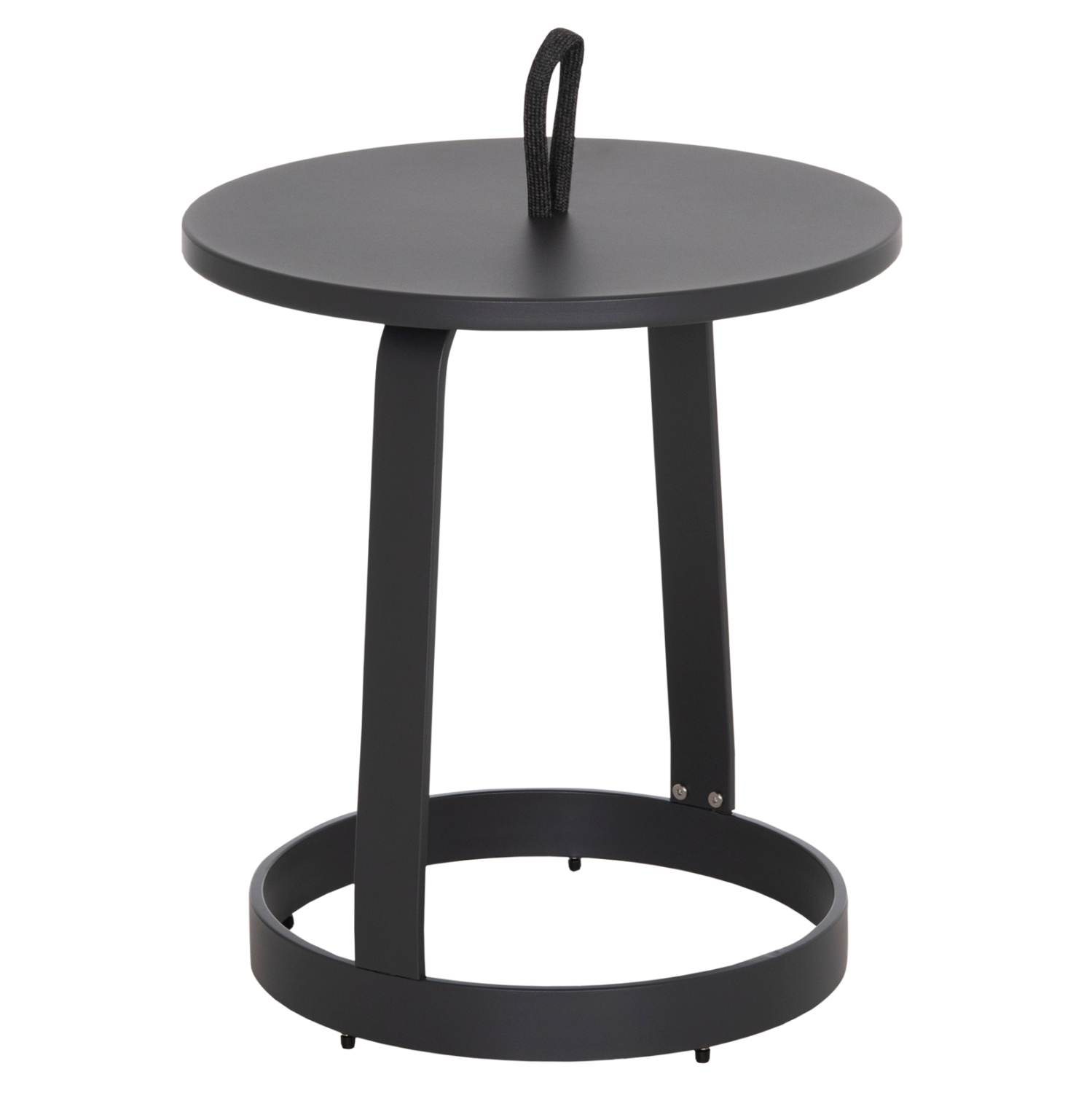 ΤΡΑΠΕΖΙ ΒΟΗΘΗΤΙΚΟ ΕΞ.ΧΩΡΟΥ MINO HM6432.01 ΑΛΟΥΜΙΝΙΟ &amp; ΣΧΟΙΝΙ ΓΚΡΙ Φ47x53Υεκ 1