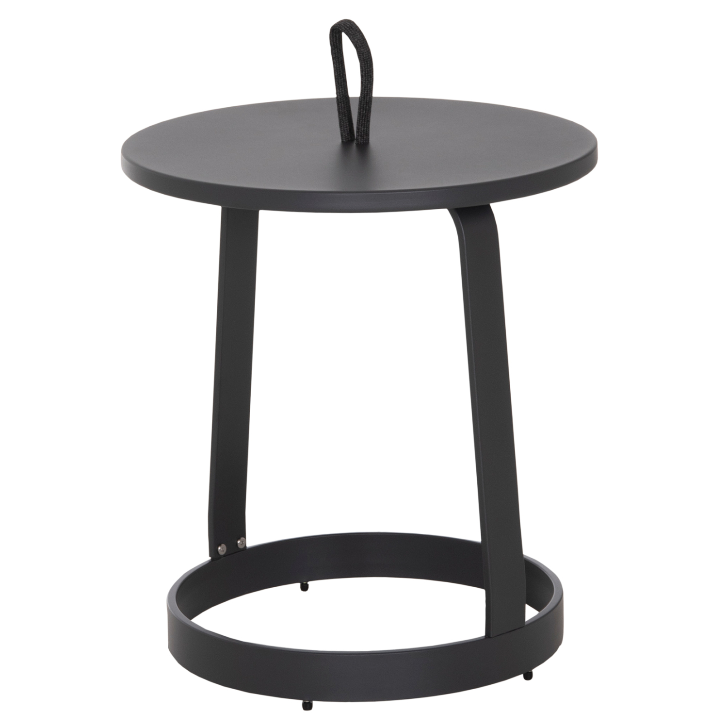 ΤΡΑΠΕΖΙ ΒΟΗΘΗΤΙΚΟ ΕΞ.ΧΩΡΟΥ MINO HM6432.01 ΑΛΟΥΜΙΝΙΟ &amp; ΣΧΟΙΝΙ ΓΚΡΙ Φ47x53Υεκ 6