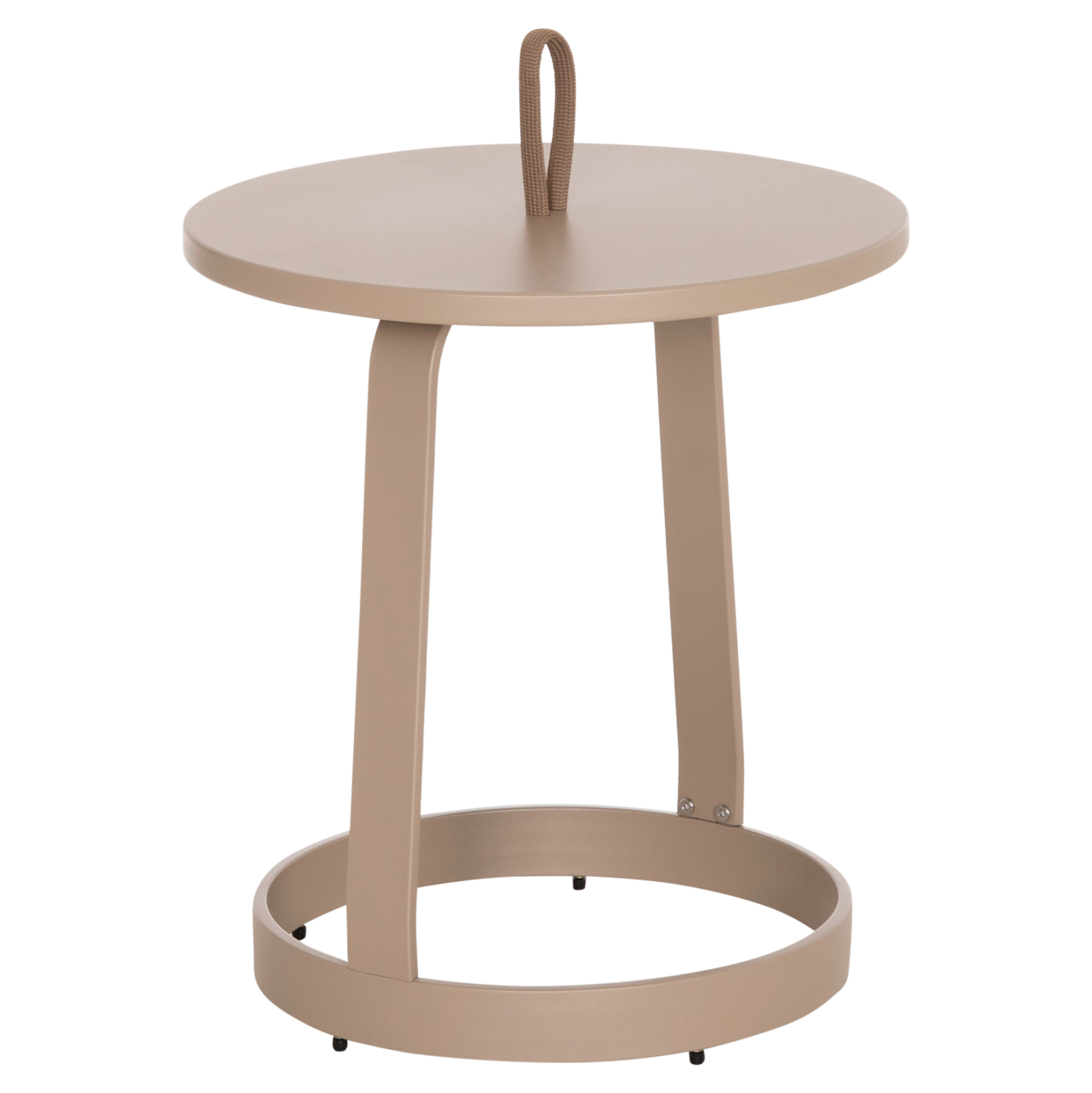 ΤΡΑΠΕΖΙ ΒΟΗΘΗΤΙΚΟ ΕΞ.ΧΩΡΟΥ MINO HM6432.03 ΑΛΟΥΜΙΝΙΟ &amp; ΣΧΟΙΝΙ ΚΑΠΟΥΤΣΙΝΟ Φ47x53Υεκ 1