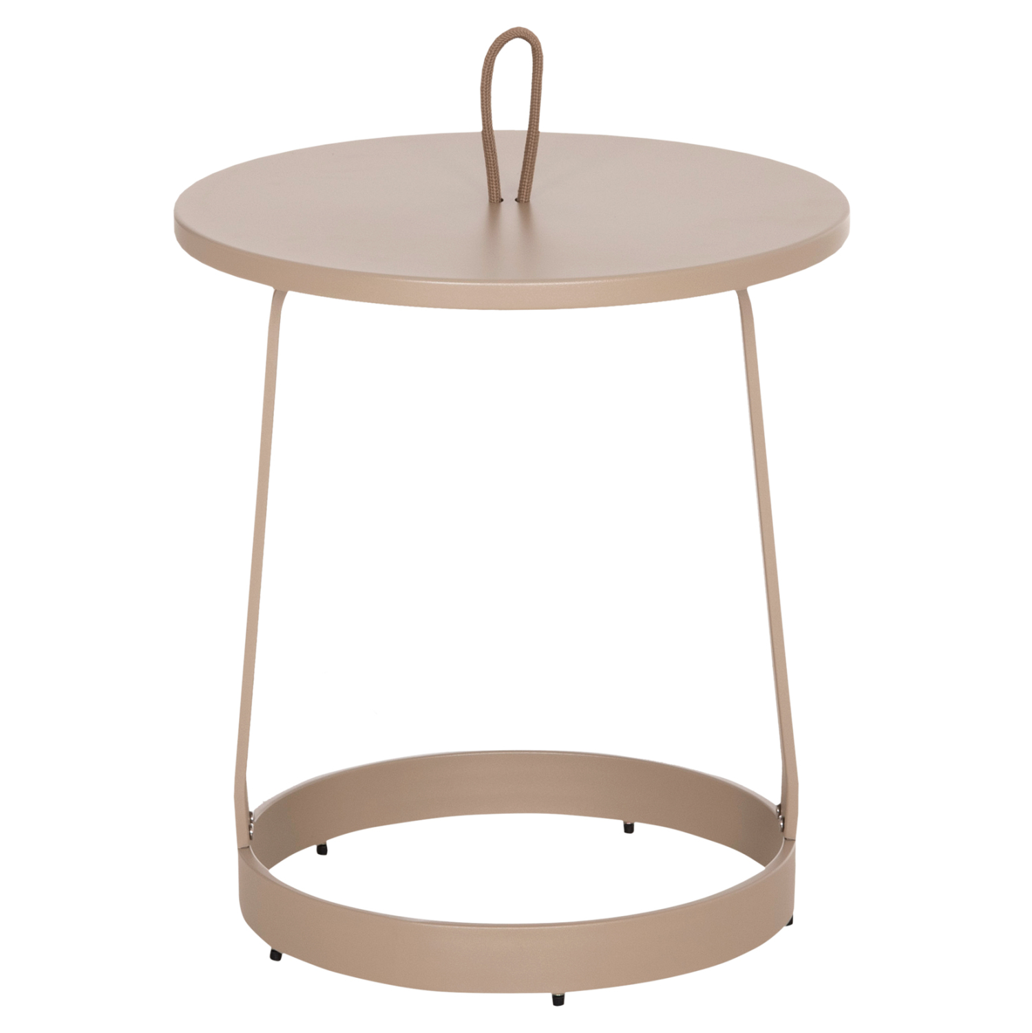 ΤΡΑΠΕΖΙ ΒΟΗΘΗΤΙΚΟ ΕΞ.ΧΩΡΟΥ MINO HM6432.03 ΑΛΟΥΜΙΝΙΟ &amp; ΣΧΟΙΝΙ ΚΑΠΟΥΤΣΙΝΟ Φ47x53Υεκ 3