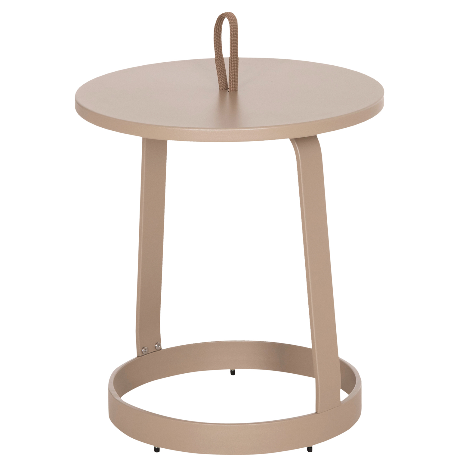 ΤΡΑΠΕΖΙ ΒΟΗΘΗΤΙΚΟ ΕΞ.ΧΩΡΟΥ MINO HM6432.03 ΑΛΟΥΜΙΝΙΟ &amp; ΣΧΟΙΝΙ ΚΑΠΟΥΤΣΙΝΟ Φ47x53Υεκ 6