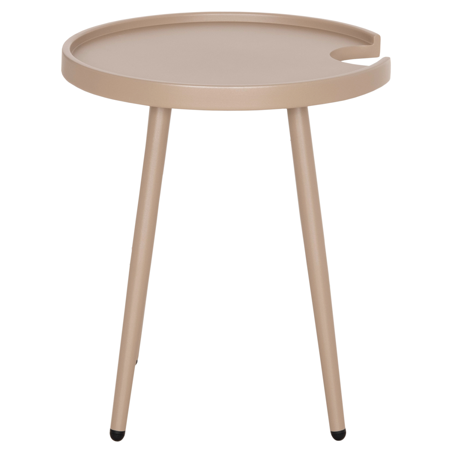 ΤΡΑΠΕΖΙ ΒΟΗΘΗΤΙΚΟ ΣΤΡΟΓΓΥΛΟ ΕΞ.ΧΩΡΟΥ TEROC HM6433.03 ΑΛΟΥΜΙΝΙΟ ΚΑΠΟΥΤΣΙΝΟ Φ47x53Υεκ 3