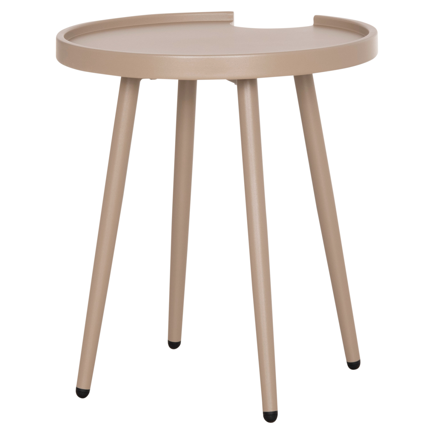 ΤΡΑΠΕΖΙ ΒΟΗΘΗΤΙΚΟ ΣΤΡΟΓΓΥΛΟ ΕΞ.ΧΩΡΟΥ TEROC HM6433.03 ΑΛΟΥΜΙΝΙΟ ΚΑΠΟΥΤΣΙΝΟ Φ47x53Υεκ 5