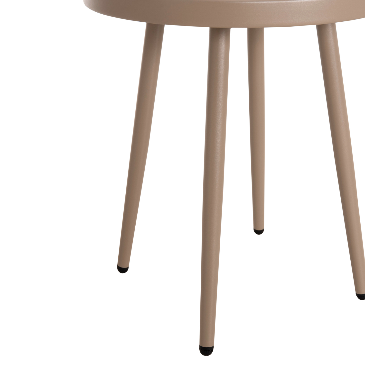 ΤΡΑΠΕΖΙ ΒΟΗΘΗΤΙΚΟ ΣΤΡΟΓΓΥΛΟ ΕΞ.ΧΩΡΟΥ TEROC HM6433.03 ΑΛΟΥΜΙΝΙΟ ΚΑΠΟΥΤΣΙΝΟ Φ47x53Υεκ 9