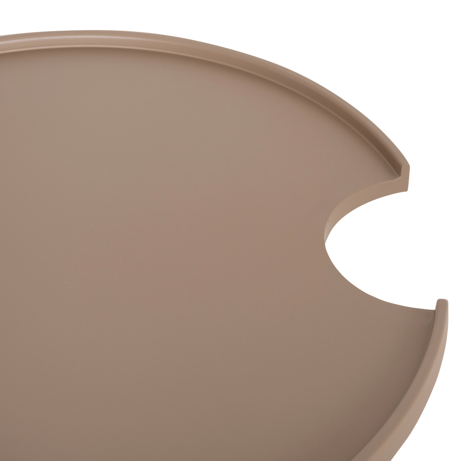 ΤΡΑΠΕΖΙ ΜΕΣΗΣ ΣΤΡΟΓΓΥΛΟ ΕΞ.ΧΩΡΟΥ TEROC HM6434.03 ΑΛΟΥΜΙΝΙΟ ΚΑΠΟΥΤΣΙΝΟ Φ70x44Υεκ 8