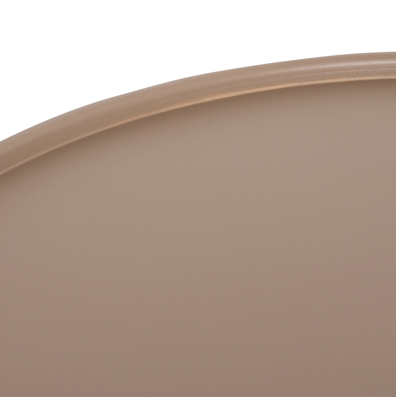 ΤΡΑΠΕΖΙ ΜΕΣΗΣ ΣΤΡΟΓΓΥΛΟ ΕΞ.ΧΩΡΟΥ TEROC HM6434.03 ΑΛΟΥΜΙΝΙΟ ΚΑΠΟΥΤΣΙΝΟ Φ70x44Υεκ 9