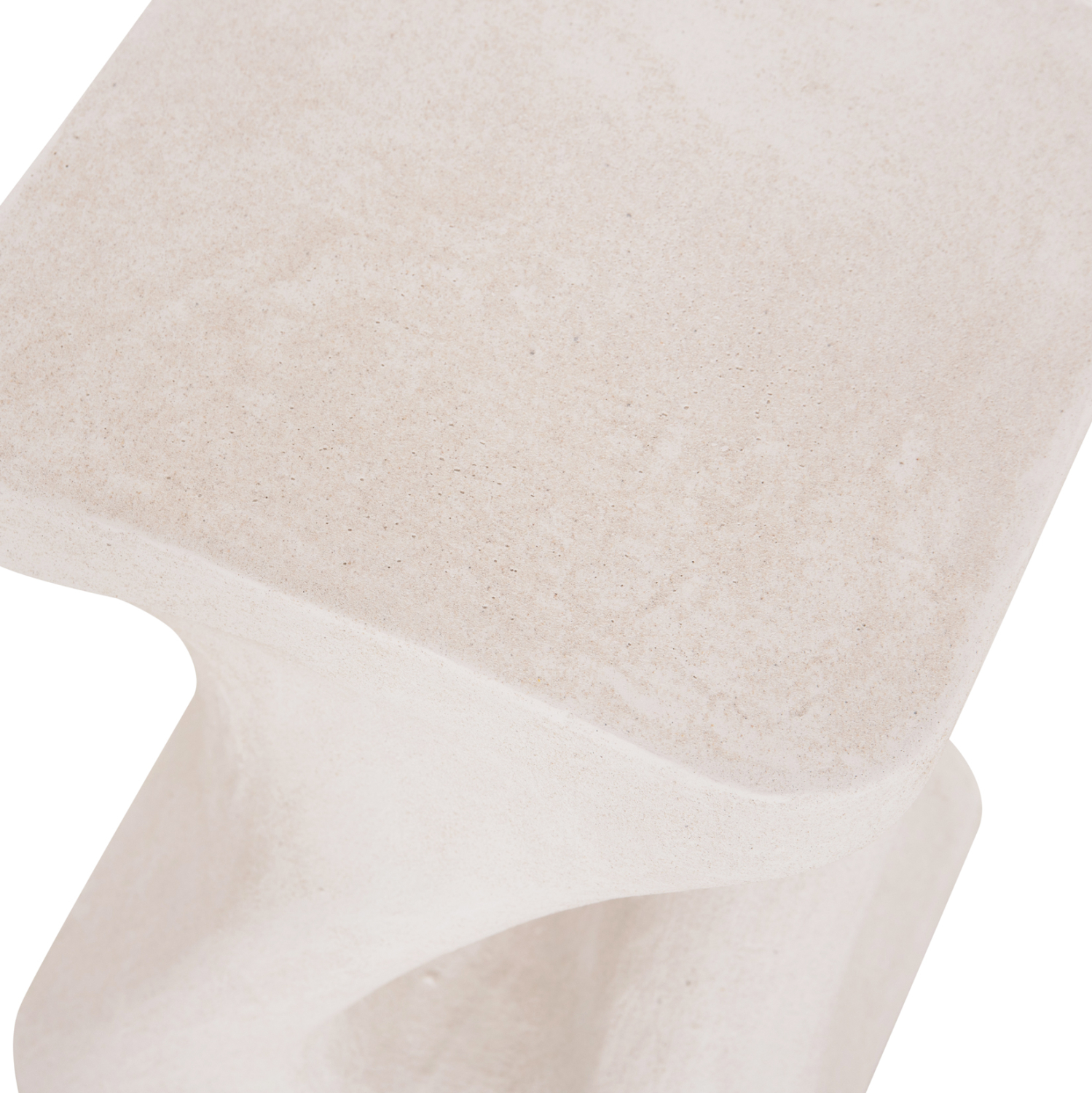 ΣΚΑΜΠΟ ΤΕΤΡΑΓΩΝΟ SANTORINI HM18337 ΠΟΛΥΡΗΤΙΝΗ--ΥΠΟΛΕΥΚΟ ΧΡΩΜΑ 30x30x45Yεκ 9