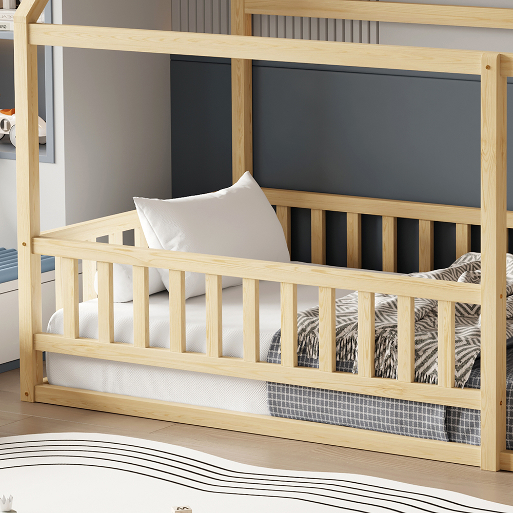 ΚΡΕΒΑΤΙ ΠΑΙΔΙΚΟ ΜΕ ΚΑΓΚΕΛΟ HOUSER HM706.01 τ.MONTESSORI ΞΥΛΟ ΠΕΥΚΟ ΦΥΣΙΚΟ-190x90εκ 7