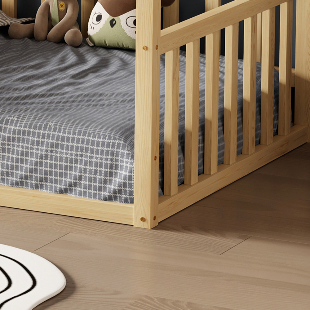 ΚΡΕΒΑΤΙ ΠΑΙΔΙΚΟ ΜΕ ΚΑΓΚΕΛΟ HOUSER HM706.01 τ.MONTESSORI ΞΥΛΟ ΠΕΥΚΟ ΦΥΣΙΚΟ-190x90εκ 8