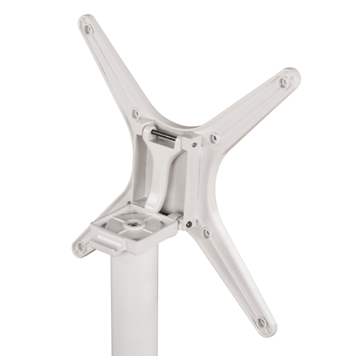 ΒΑΣΗ ΑΛΟΥΜΙΝΙΟΥ HM459.02 ΛΕΥΚΟ ΜΑΤ 69Χ69Χ73Υεκ. ΜΕ ΕΠΙΦΑΝΕΙΑ 48Χ48εκ. 6