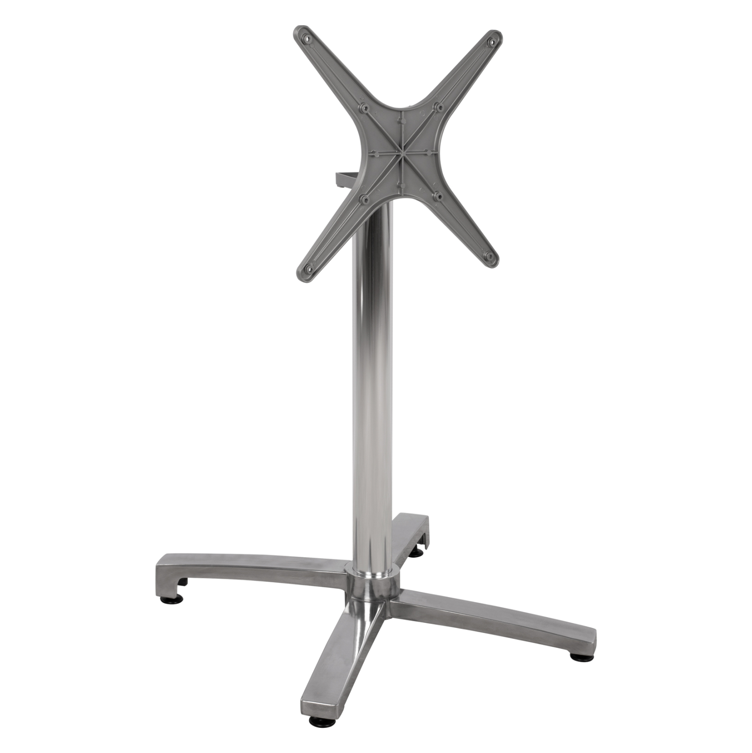 ΒΑΣΗ ΑΛΟΥΜΙΝΙΟΥ ΠΤΥΣΣΟΜΕΝΗ ΧΡΩΜΙΟΥ 69Χ69Χ73Υεκ. ΜΕ ΣΤΑΥΡΟ 48Χ48εκ.HM459.03 1