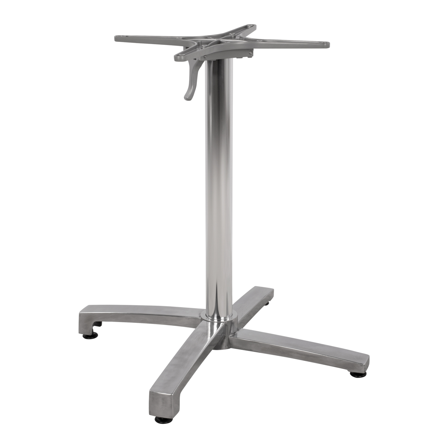 ΒΑΣΗ ΑΛΟΥΜΙΝΙΟΥ ΠΤΥΣΣΟΜΕΝΗ ΧΡΩΜΙΟΥ 69Χ69Χ73Υεκ. ΜΕ ΣΤΑΥΡΟ 48Χ48εκ.HM459.03 3