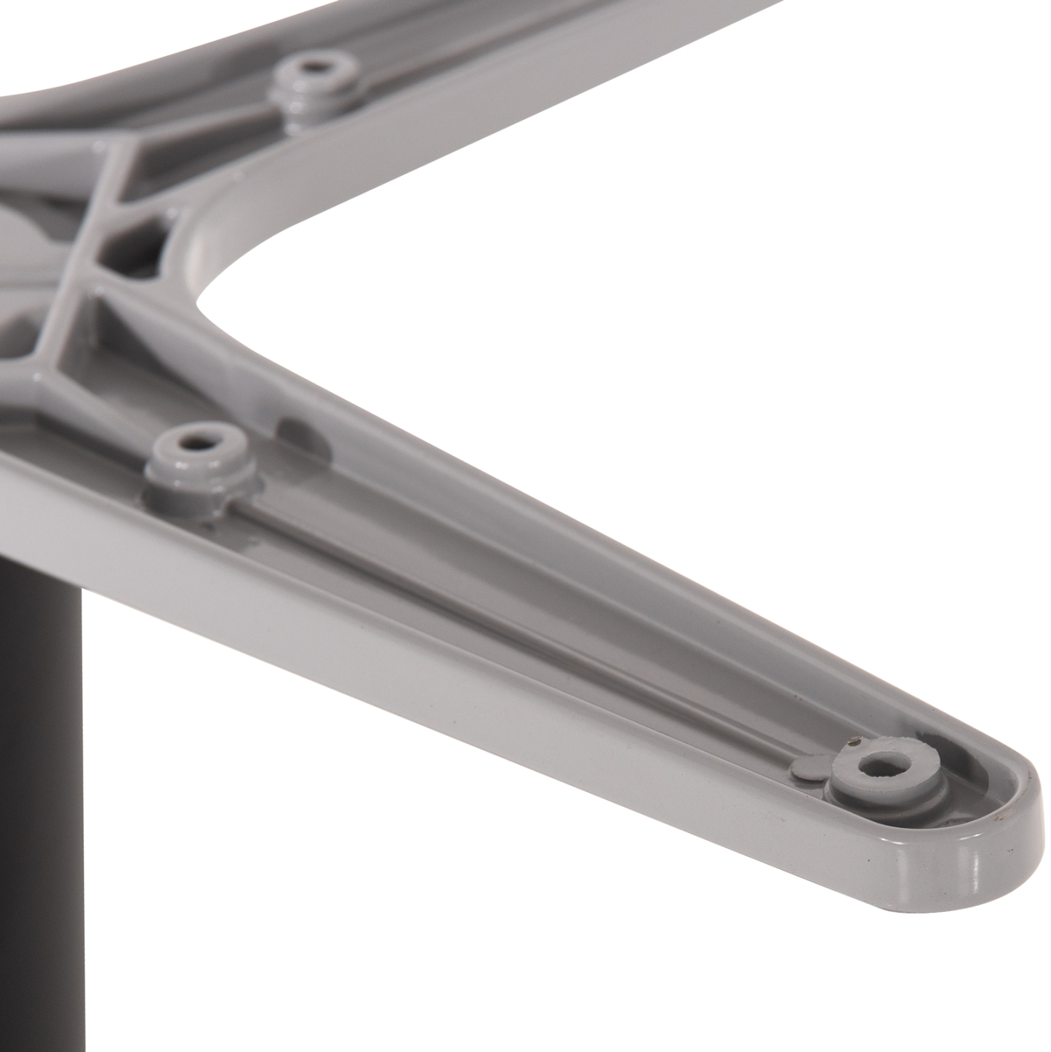 ΒΑΣΗ ΤΡΑΠΕΖΙΟΥ ΑΛΟΥΜΙΝΙΟΥ ΣΤΡΟΓΓΥΛΗ ΓΚΡΙ HM476.20 ΣΤΑΥΡΟΣ 48Χ48εκ Φ45Χ72Υεκ. 6