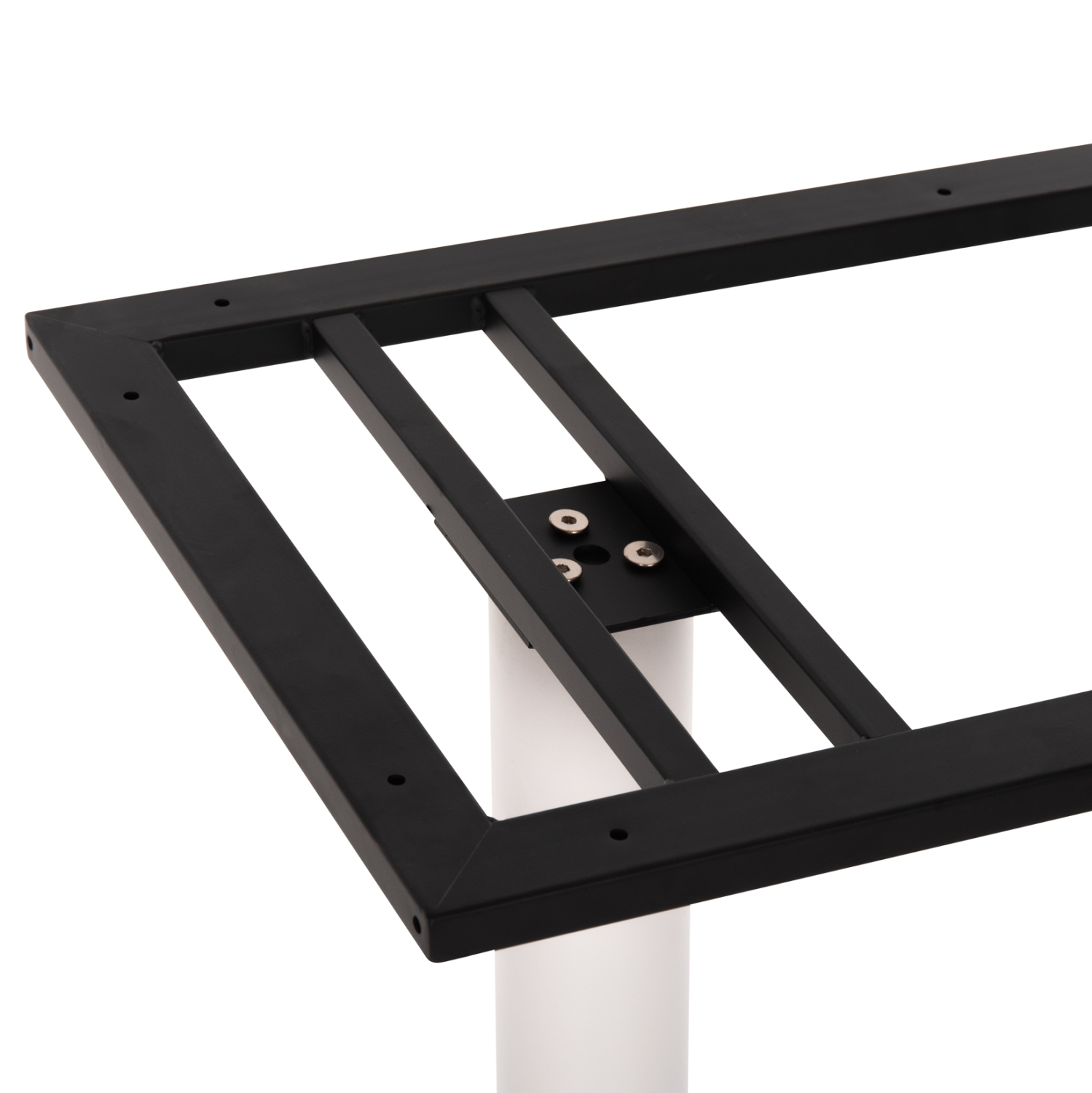 ΒΑΣΗ ΜΠΑΡ ΜΕΤΑΛΛΙΚΗ ΔΙΠΛΗ ΛΕΥΚΗ ΜΑΤ ΜΕΣΑΙΟΥ ΥΨΟΥΣ 40Χ80Χ90Υεκ. HM478.02 4