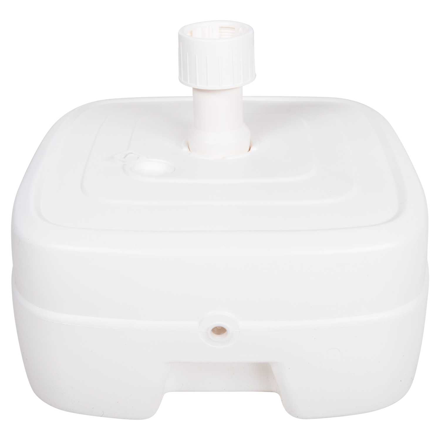 ΠΛΑΣΤΙΚΗ ΒΑΣΗ ΟΜΠΡΕΛΑΣ ΜΕ ΡΟΔΑ SOLBAS HM6113.01 ΛΕΥΚΗ- ΚΟΝΤΑΡΙ 33/50mm 46,5x23,5Υ 1