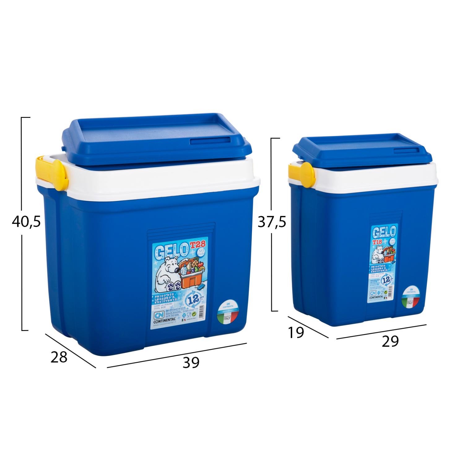 ΣΕΤ 2ΤΜΧ ΙΣΟΘΕΡΜΙΚΑ ΨΥΓΕΙΑ ΙΤΑΛΙΑΣ BREEZERS HM12167 24LT+12LT+3ΠΑΓΟΚΥΣΤΕΣ-ΜΠΛΕ 2