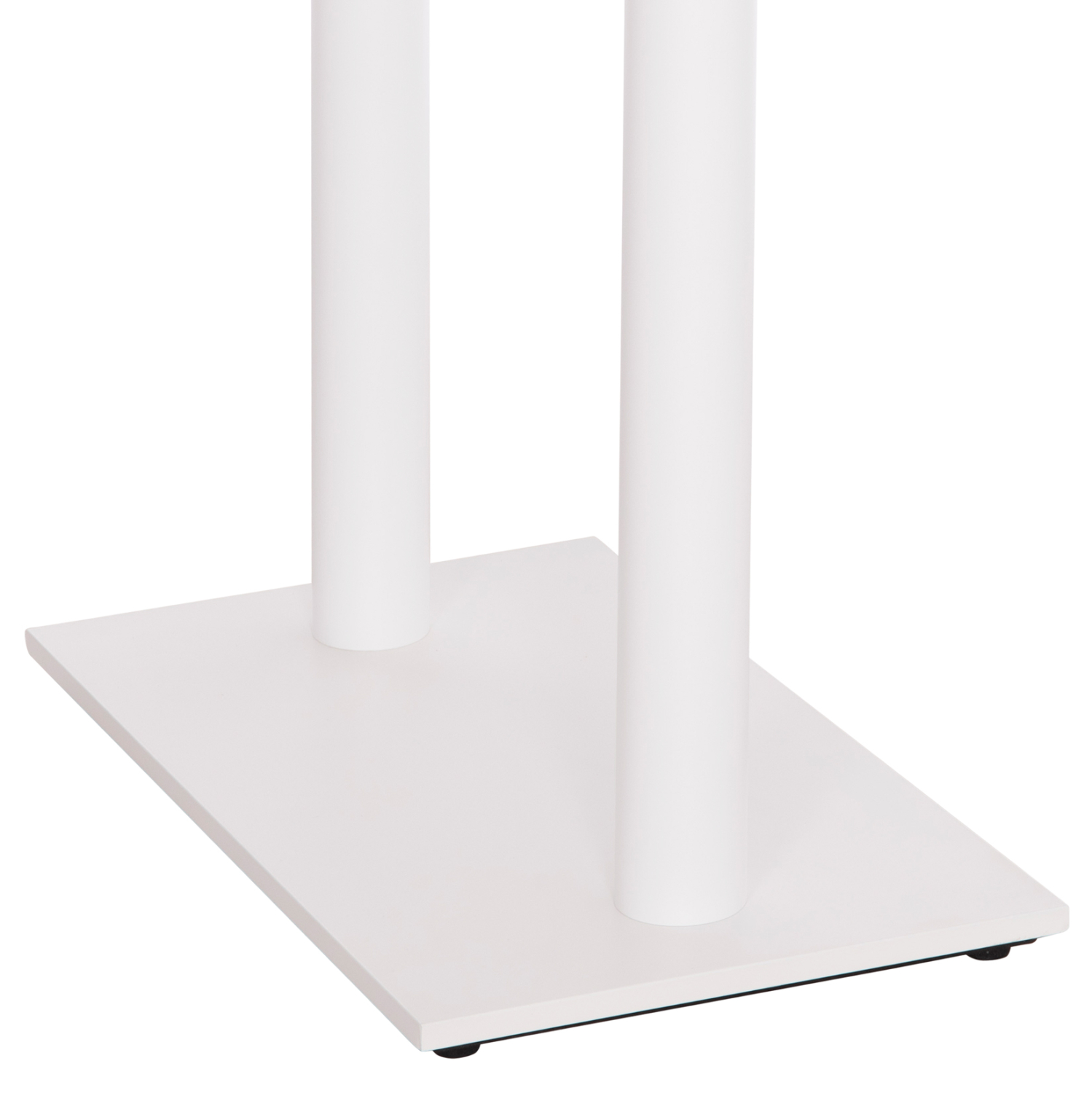 ΒΑΣΗ ΤΡΑΠΕΖΙΟΥ ΜΠΑΡ HM480.02 ΔΥΟ ΠΟΔΙΑ-ΜΕΤΑΛΛΙΚΗ ΣΕ ΛΕΥΚΟ ΜΑΤ ΧΡΩΜΑ 80x40x108Υεκ 8