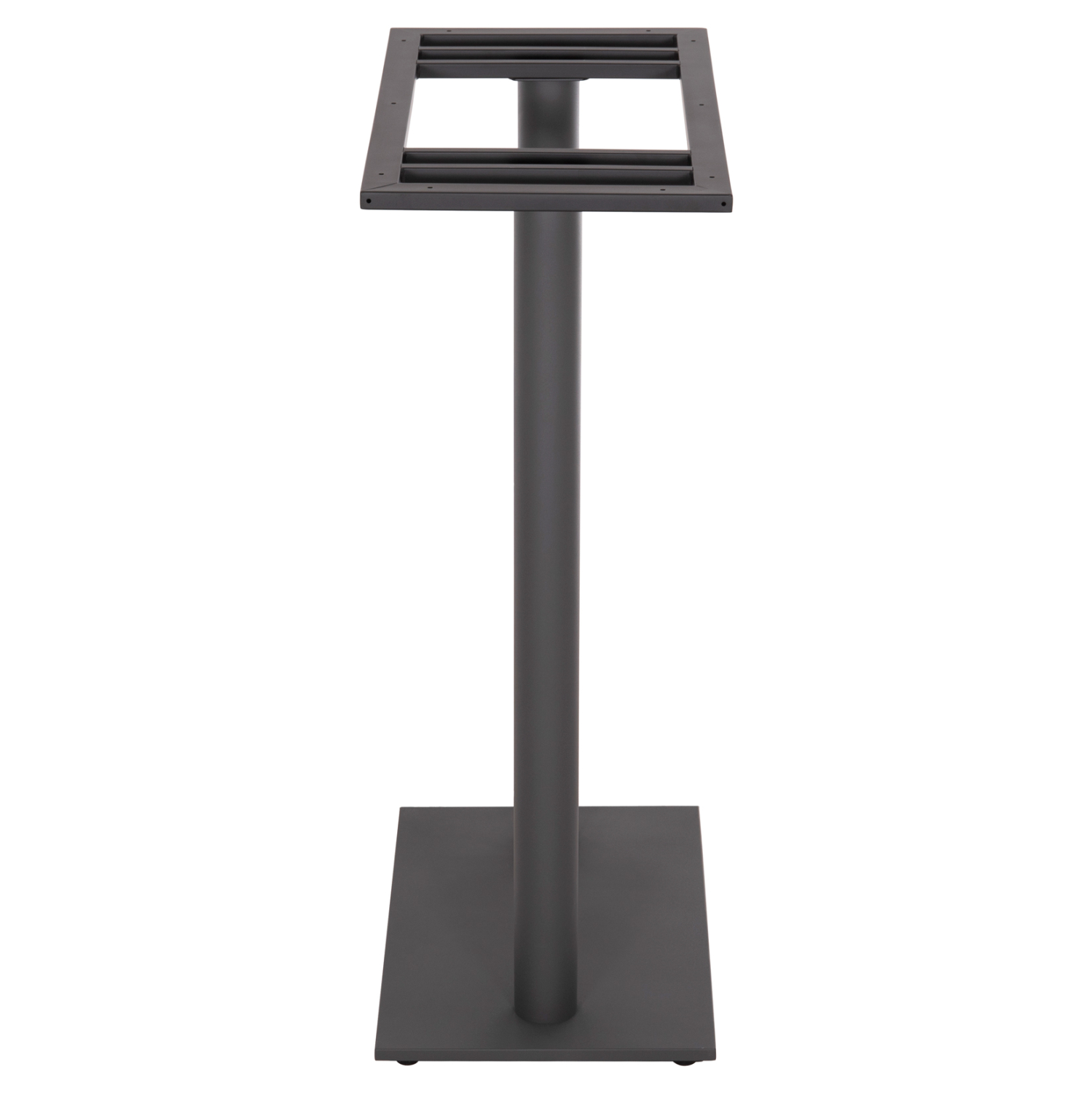 ΒΑΣΗ ΤΡΑΠΕΖΙΟΥ ΜΠΑΡ HM480.20 ΔΥΟ ΠΟΔΙΑ-ΜΕΤΑΛΛΙΚΗ ΣΕ ΓΚΡΙ ΧΡΩΜΑ 80x40x108Υεκ 5