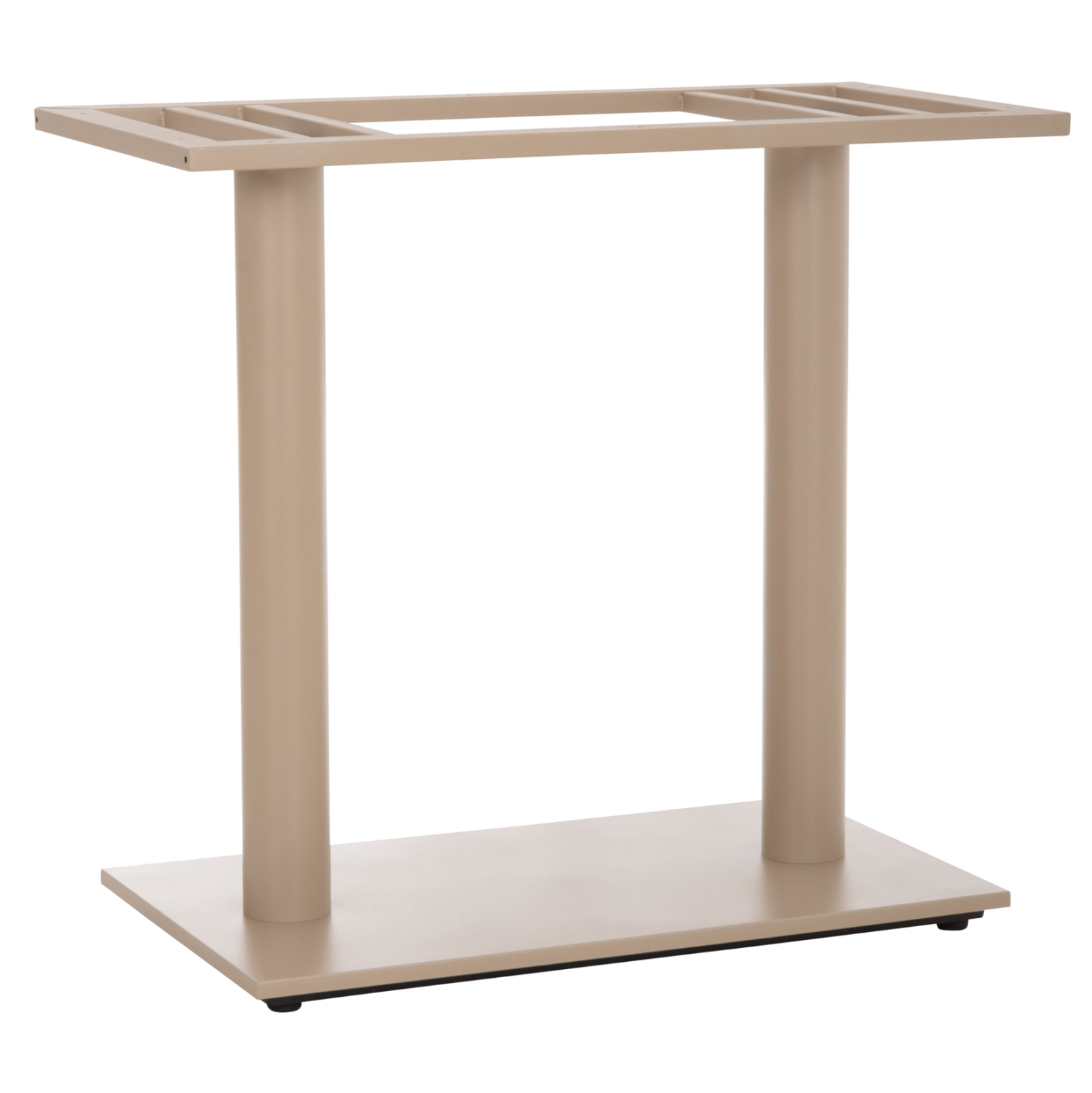 ΒΑΣΗ ΤΡΑΠΕΖΙΟΥ ΜΕΤΑΛΛΙΚΗ ΔΙΠΛΗ HM435.25 ΚΑΠΟΥΤΣΙΝΟ ΜΑΤ ΜΕ ΡΕΓΟΥΛΑΤΟΡΟΥΣ 80Χ40Χ72Υεκ. 1