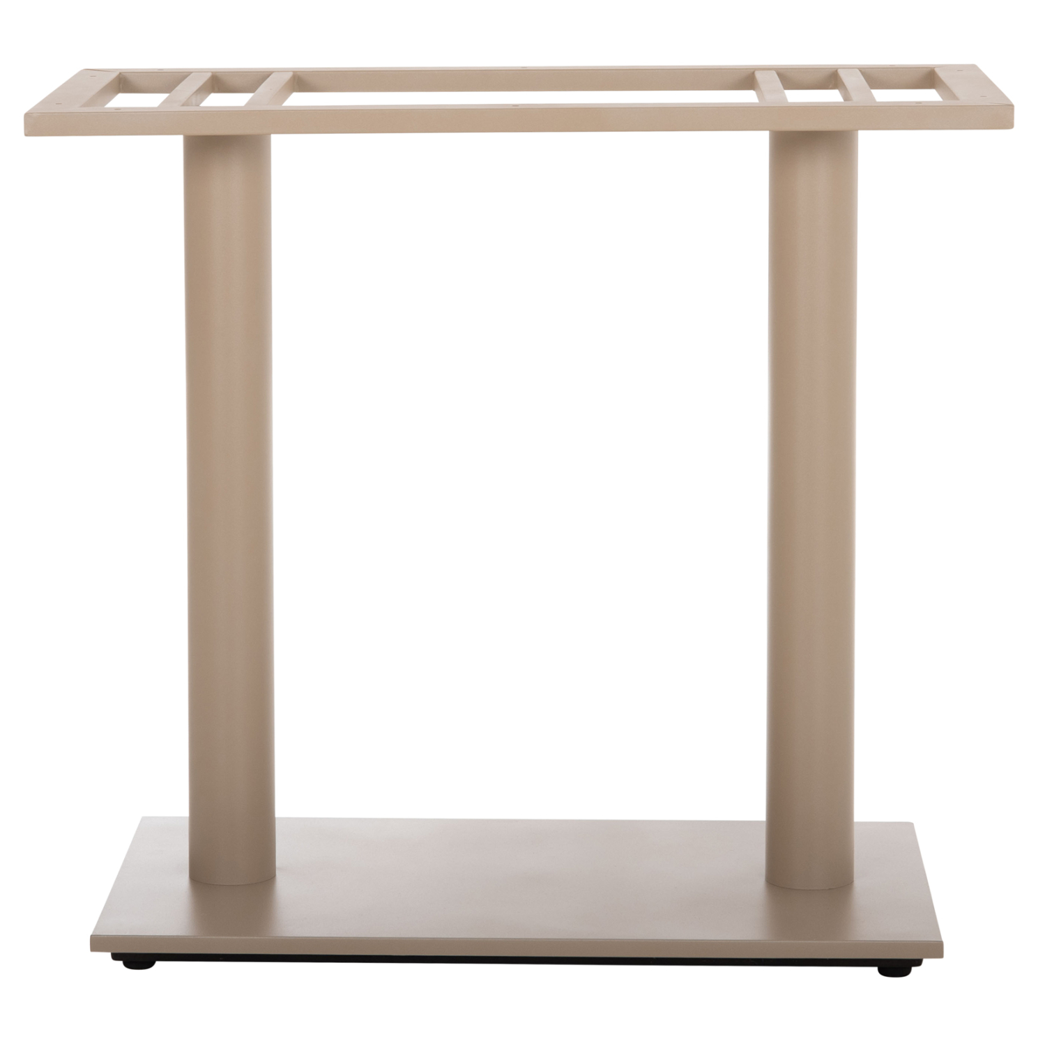 ΒΑΣΗ ΤΡΑΠΕΖΙΟΥ ΜΕΤΑΛΛΙΚΗ ΔΙΠΛΗ HM435.25 ΚΑΠΟΥΤΣΙΝΟ ΜΑΤ ΜΕ ΡΕΓΟΥΛΑΤΟΡΟΥΣ 80Χ40Χ72Υεκ. 3