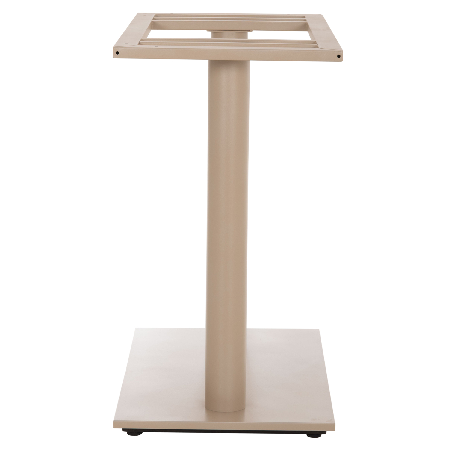 ΒΑΣΗ ΤΡΑΠΕΖΙΟΥ ΜΕΤΑΛΛΙΚΗ ΔΙΠΛΗ HM435.25 ΚΑΠΟΥΤΣΙΝΟ ΜΑΤ ΜΕ ΡΕΓΟΥΛΑΤΟΡΟΥΣ 80Χ40Χ72Υεκ. 5