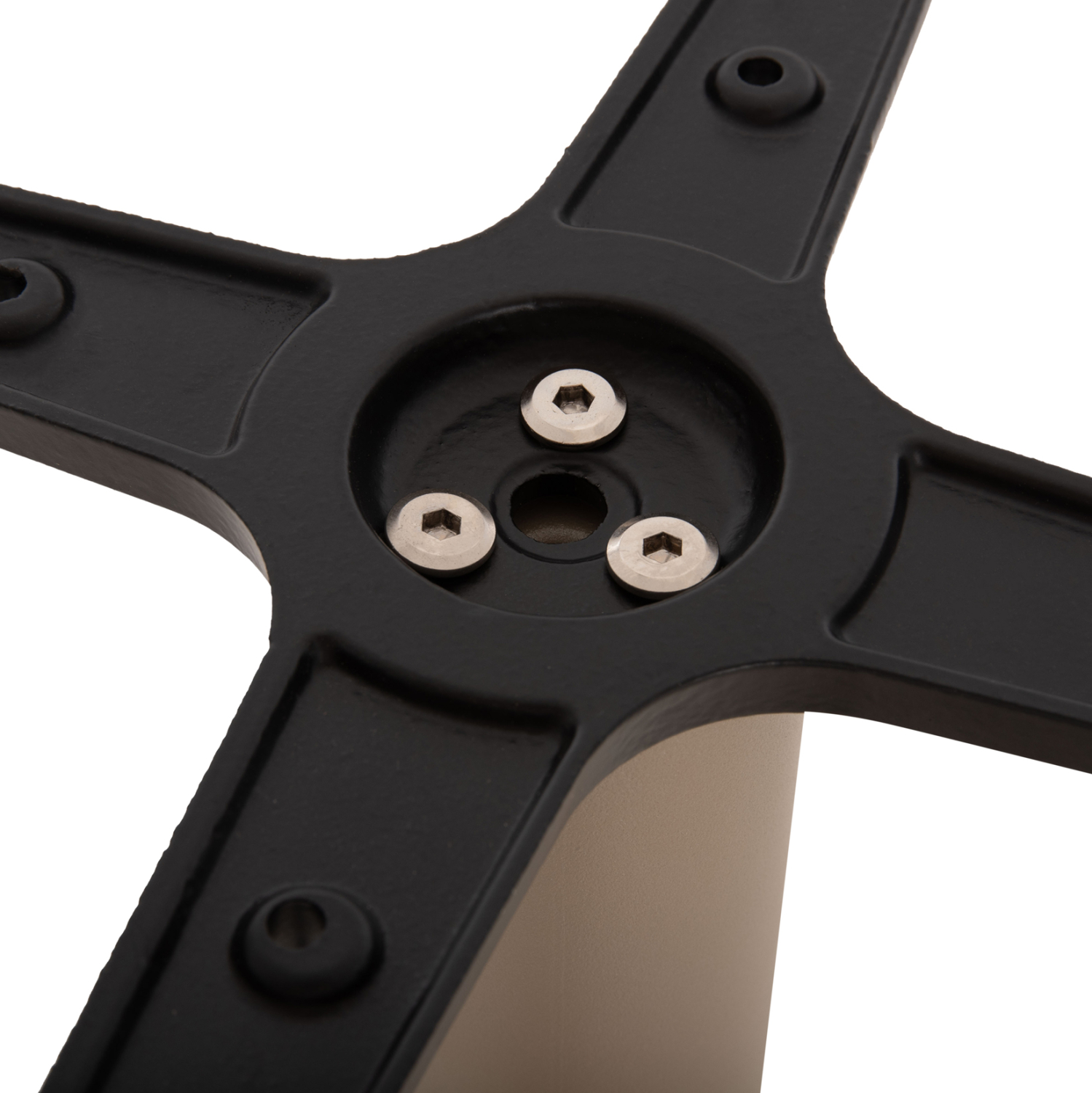 ΒΑΣΗ ΤΡΑΠΕΖΙΟΥ ΜΠΑΡ HM439.25 ΜΕΤΑΛΛΙΚΗ ΚΑΠΟΥΤΣΙΝΟ ΜΑΤ-ΡΕΓΟΥΛΑΤΟΡΟΙ 46x46x108Yεκ. 7