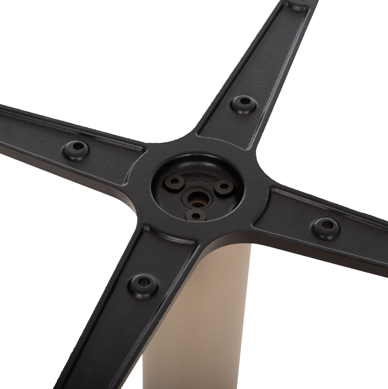 ΒΑΣΗ ΤΡΑΠΕΖΙΟΥ ΑΛΟΥΜΙΝΙΟΥ HM475.25 ΚΑΠΟΥΤΣΙΝΟ 46x46x72Υεκ. ΣΤΑΥΡΟΣ 46Χ46εκ 7