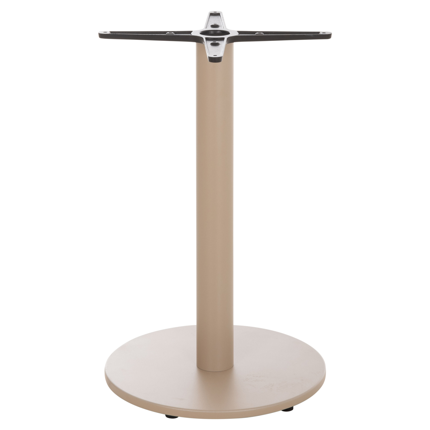 ΒΑΣΗ ΤΡΑΠΕΖΙΟΥ ΑΛΟΥΜΙΝΙΟΥ ΣΤΡΟΓΓΥΛΗ ΚΑΠΟΥΤΣΙΝΟ HM476.25 ΣΤΑΥΡΟΣ 48Χ48εκ Φ45Χ72Υεκ. 6