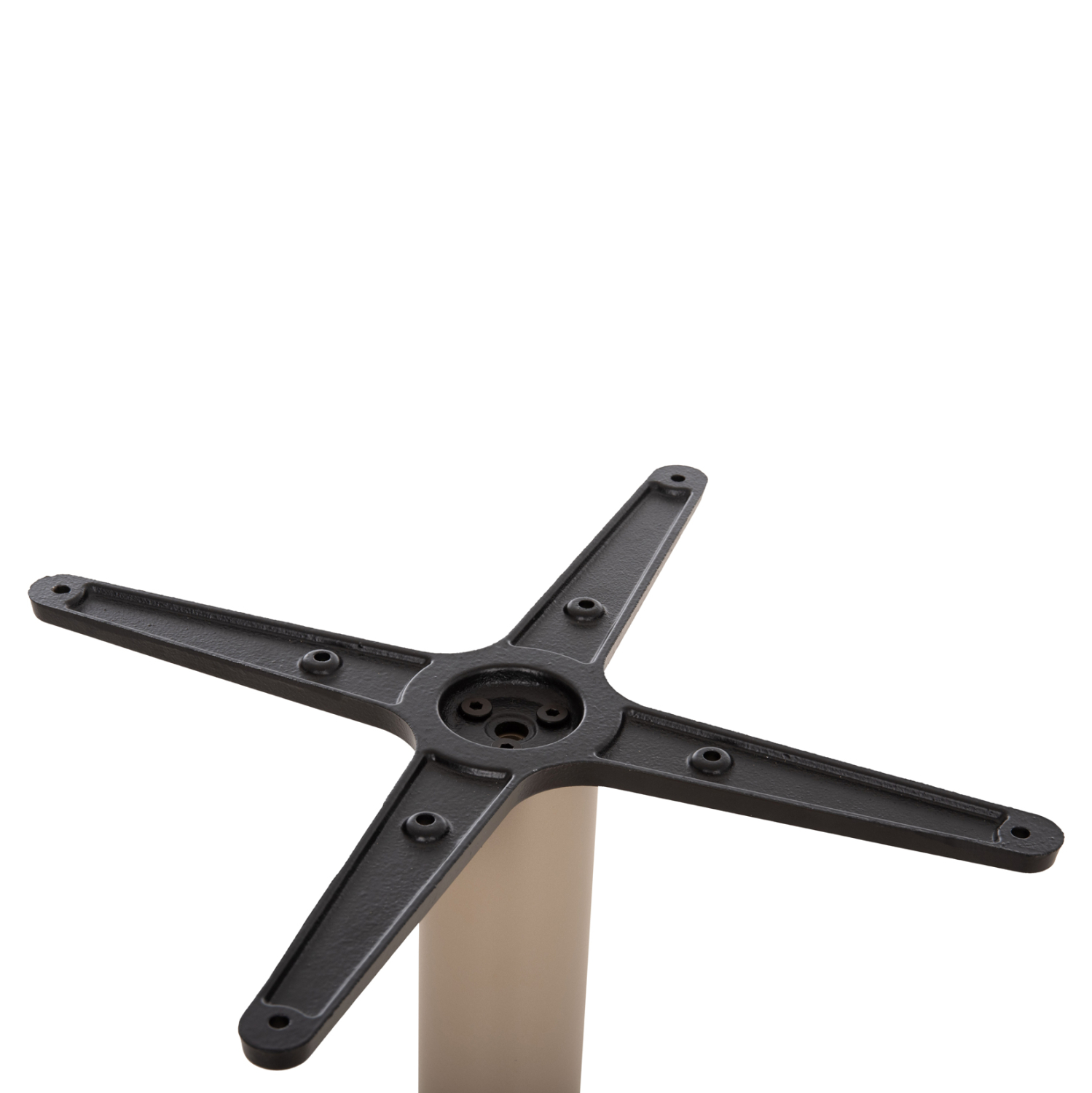 ΒΑΣΗ ΤΡΑΠΕΖΙΟΥ ΑΛΟΥΜΙΝΙΟΥ ΣΤΡΟΓΓΥΛΗ ΚΑΠΟΥΤΣΙΝΟ HM476.25 ΣΤΑΥΡΟΣ 48Χ48εκ Φ45Χ72Υεκ. 8