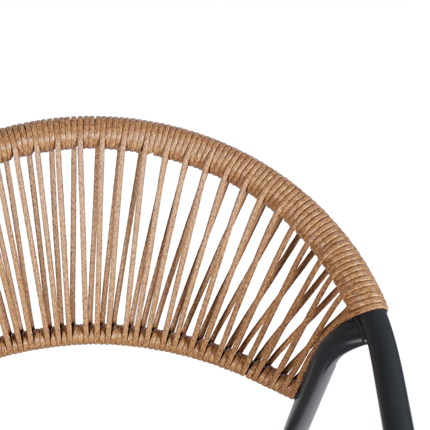 ΠΟΛΥΘΡΟΝΑ HOMAN HM6430.01 ΓΚΡΙ ΜΕΤΑΛΛΟ &amp; TEXTILENE--ΜΠΕΖ P.E.RATTAN 53x58x75Υεκ 6