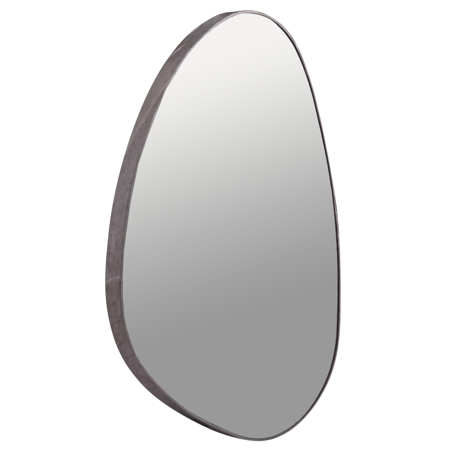 ΚΑΘΡΕΠΤΗΣ ΤΟΙΧΟΥ IRREGU HM4487.02 ΜΕ ΠΛΑΙΣΙΟ MDF ΣΕ GREY MARBLE ΧΡΩΜΑ 60x80Υεκ. 1
