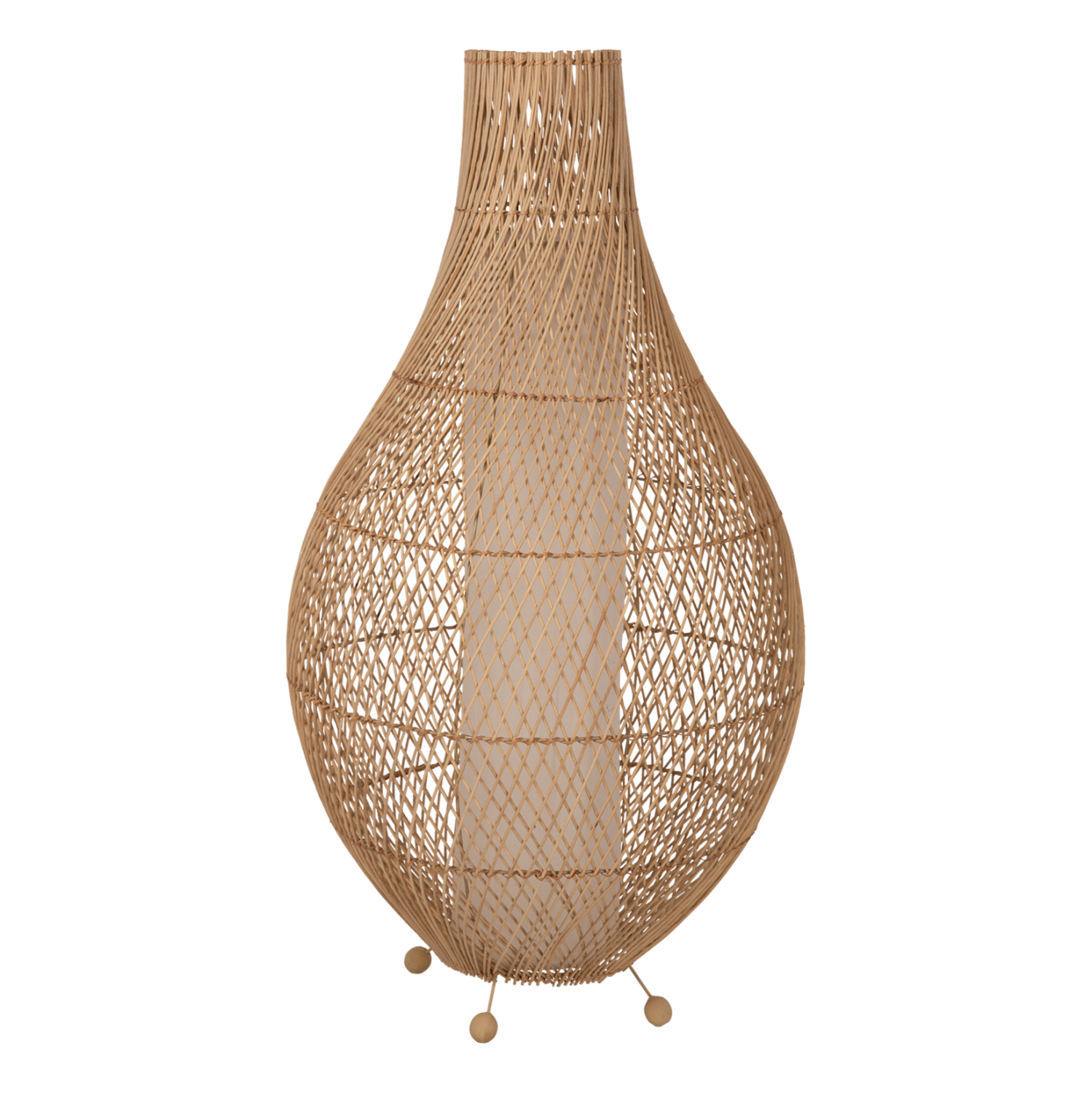 ΦΩΤΙΣΤΙΚΟ ΔΑΠΕΔΟΥ HM7835 RATTAN ΣΕ ΦΥΣΙΚΟ ΧΡΩΜΑ Φ55x101Υεκ. 1