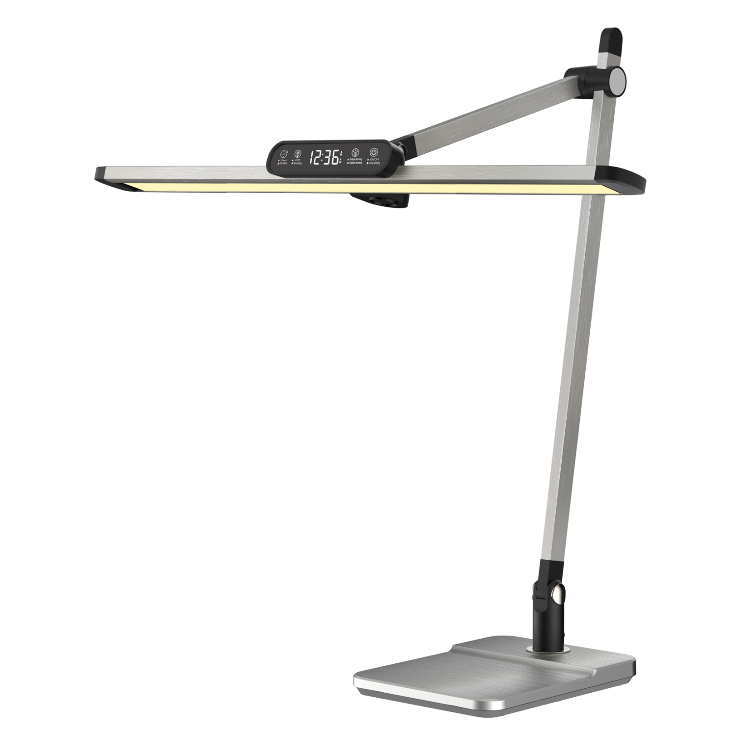 ΦΩΤΙΣΤΙΚΟ ΓΡΑΦΕΙΟΥ LED BLAIN PRO HM4447.08 ΑΣΗΜΙ ABS ΚΑΙ ΑΛΟΥΜΙΝΙΟ 36,8x81Υεκ 1