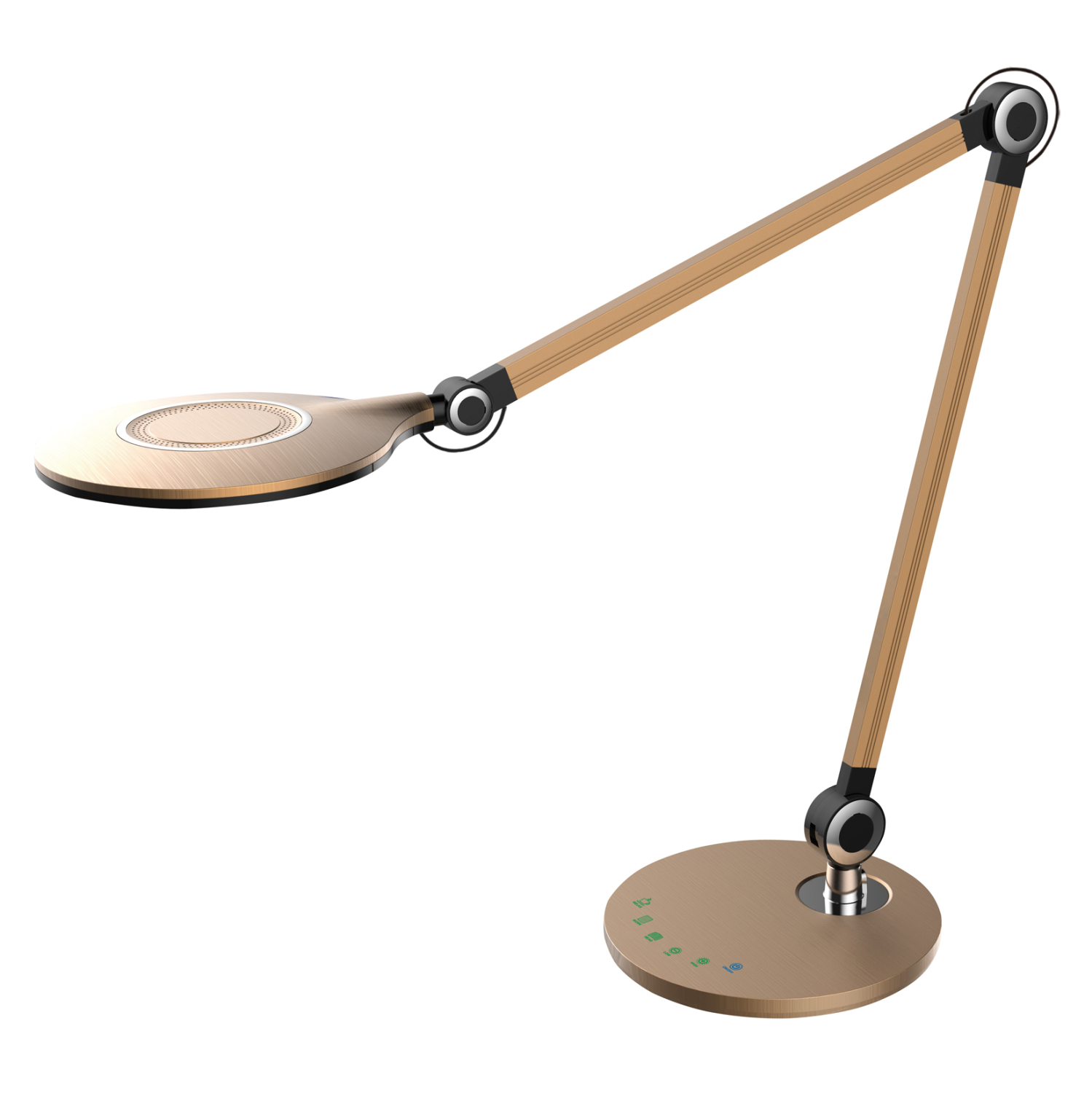 ΦΩΤΙΣΤΙΚΟ ΓΡΑΦΕΙΟΥ LED BLAIN PRO HM4452.09 ΧΡΥΣΟ ΧΡΩΜΑ ABS 55,7x49,7Υεκ. 1