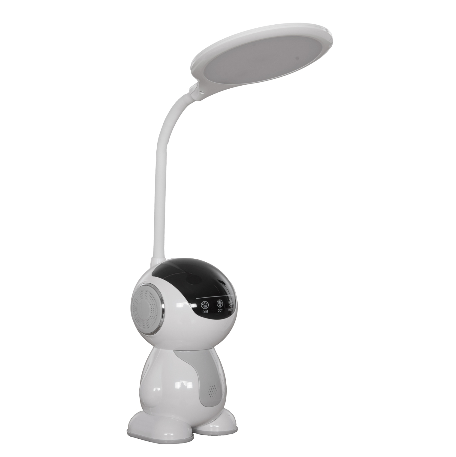 ΠΑΙΔΙΚΟ ΦΩΤΙΣΤΙΚΟ ΓΡΑΦΕΙΟΥ LED BADOO ΡΟΜΠΟΤΑΚΙ HM4453.01 ΛΕΥΚΟ-ΓΚΡΙ ABS 1