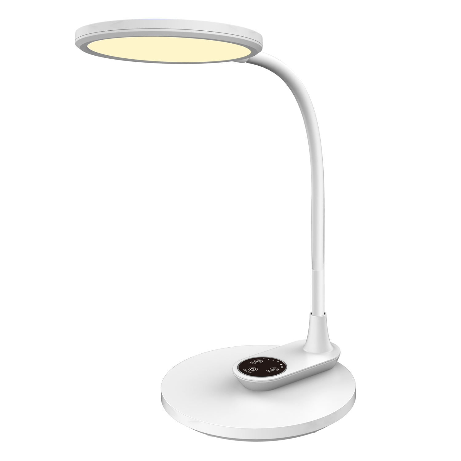 ΦΩΤΙΣΤΙΚΟ ΓΡΑΦΕΙΟΥ LED BLAIN HM4459.01 ΛΕΥΚΟ ABS &amp; ΣΙΛΙΚΟΝΗ 17x26,6x34,5Υ εκ. 1