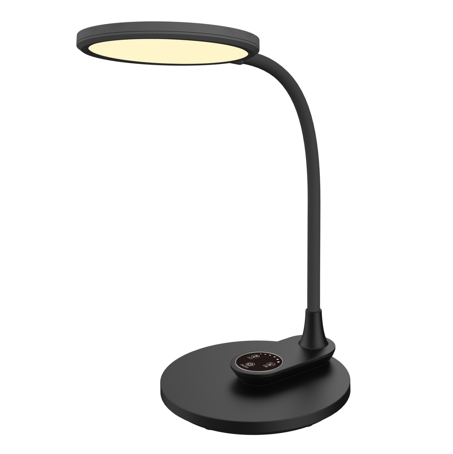 ΦΩΤΙΣΤΙΚΟ ΓΡΑΦΕΙΟΥ LED BLAIN HM4459.02 ΜΑΥΡΟ ABS &amp; ΣΙΛΙΚΟΝΗ 17x26,6x34,5Υ εκ. 1