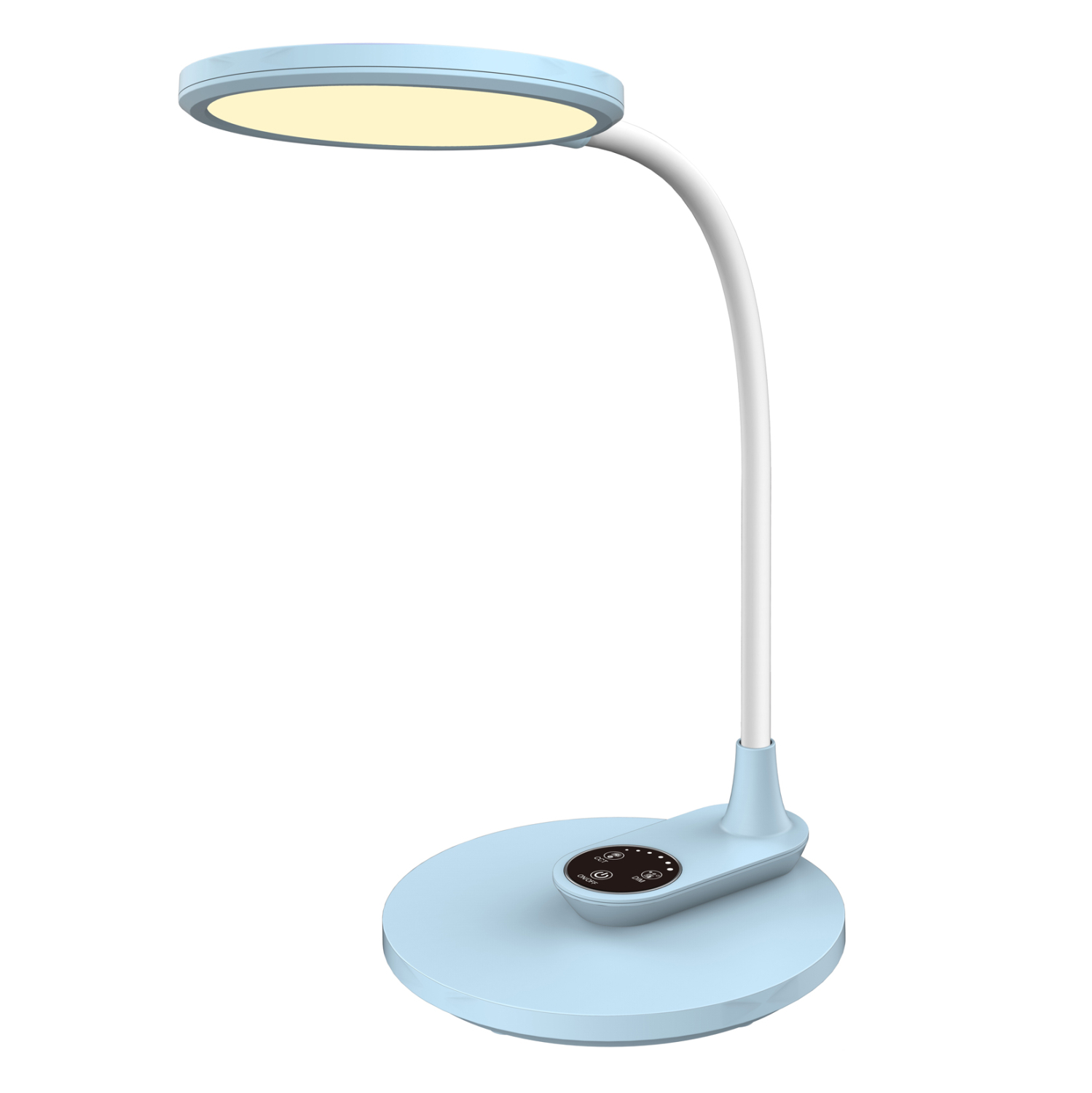 ΦΩΤΙΣΤΙΚΟ ΓΡΑΦΕΙΟΥ LED BLAIN HM4459.03 ΓΑΛΑΖΙΟ ABS-ΛΕΥΚΗ ΣΙΛΙΚΟΝΗ 17x26,6x34,5Υ εκ. 1