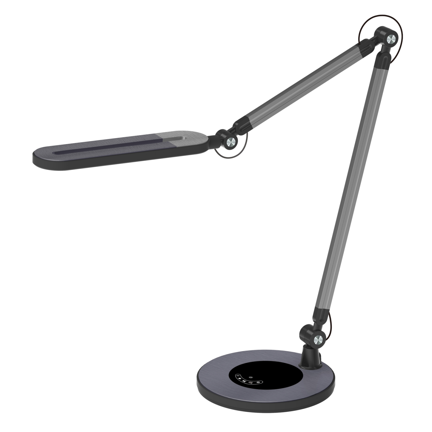 ΦΩΤΙΣΤΙΚΟ ΓΡΑΦΕΙΟΥ LED BLAIN PRO HM4462.02 ΜΑΥΡΟ-ΓΚΡΙ ABS 57,4x51,1Υεκ. 1