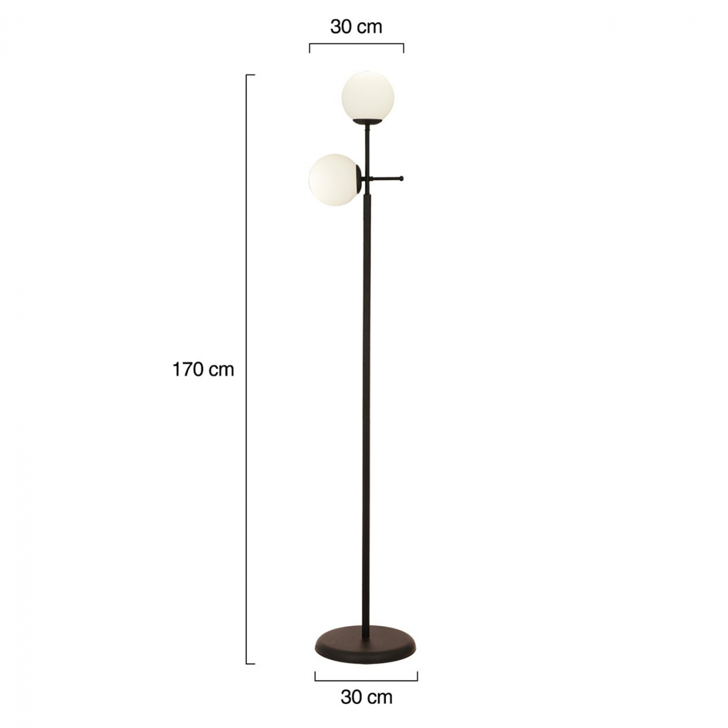 ΦΩΤΙΣΤΙΚΟ ΔΑΠΕΔΟΥ ΜΕΤΑΛΛΙΚΟ ΜΑΥΡΟ HM7431.01  30x170cm 2