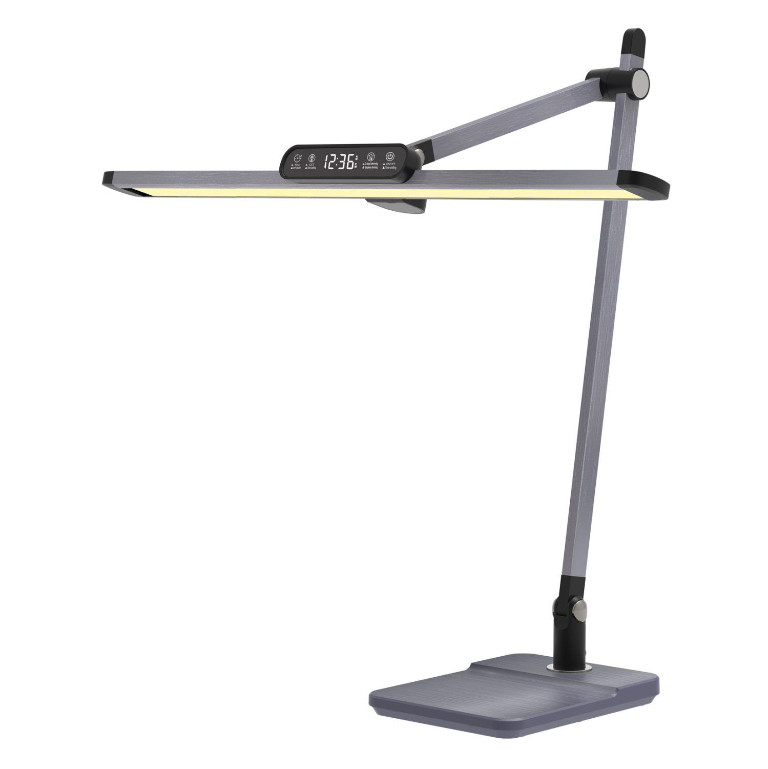 ΦΩΤΙΣΤΙΚΟ ΓΡΑΦΕΙΟΥ LED BLAIN PRO HM4447.07 ΓΚΡΙ ABS ΚΑΙ ΑΛΟΥΜΙΝΙΟ 36,8x81Υεκ 1
