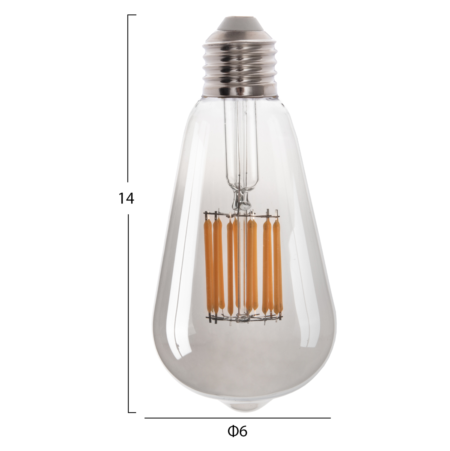 ΛΑΜΠΤΗΡΑΣ HM4189.03 LED FILAMENT 12W E27 2700K SMOKE 2