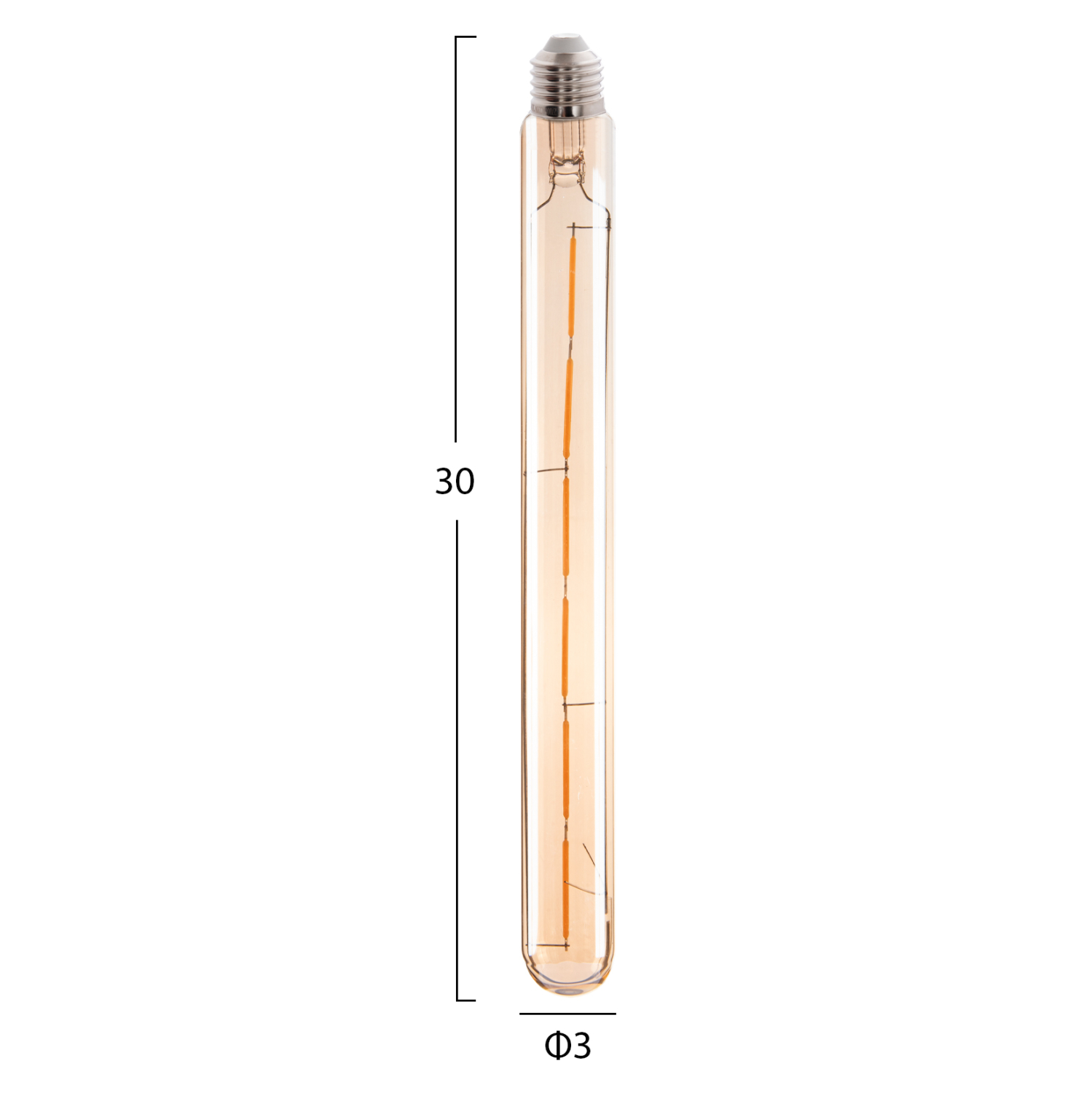 ΛΑΜΠΤΗΡΑΣ HM4190 LED FILAMENT 6W E27 3000K ΧΡΥΣΟ DIMMABLE 2