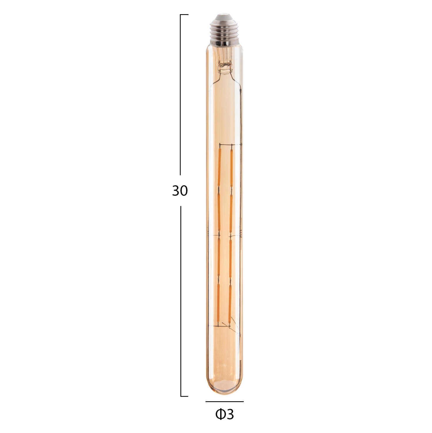 ΛΑΜΠΤΗΡΑΣ HM4191 LED FILAMENT 8W E27 3000K GOLD DIMMABLE 2