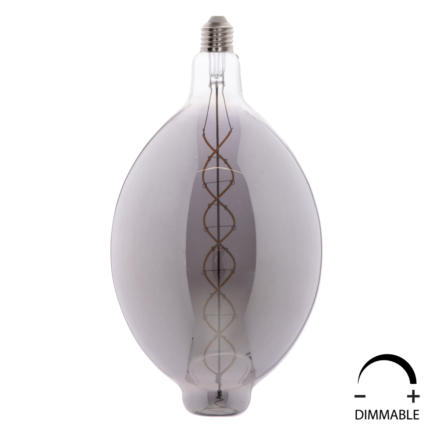ΛΑΜΠΤΗΡΑΣ LED FILAMENT 8W E27 3000K SMOKE DIMMABLE HM4051.03 1